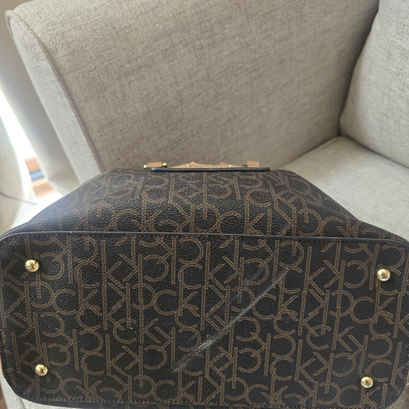 Calvin Klein Brown Monogram Bag - Picture 6 of 6